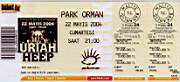 Uriah Heep İstanbul 2004 Ticket