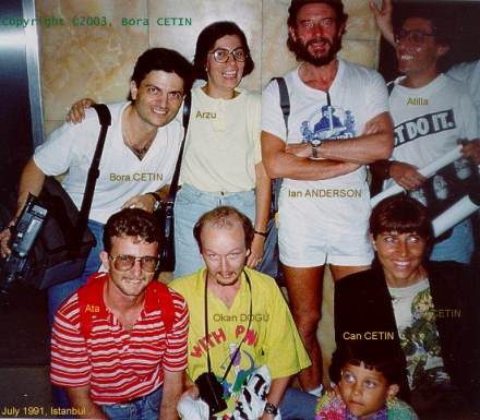 TURKTULL Fan's  with  IAN ANDERSON in  July1991