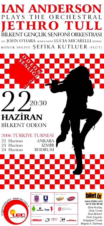 Ian ANDERSON & Bilkent Senfoni Orkestrası Turkey Tour Poster