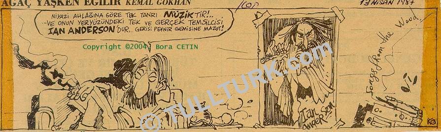 Kemal Gokhan's band Carricature, 13 April 1987, Cumhuriyet