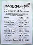  KRAFTWERK Live in Istanbul Photos.  June 20, 2005 by Bora CETIN