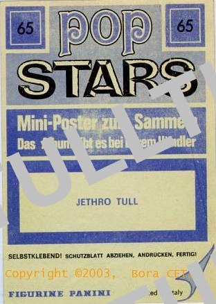  Mini-Sticker Poster, POP Magazin 1974