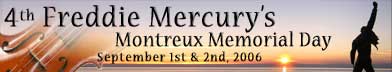Go to Freddie Mercury's 4. Memorial Day